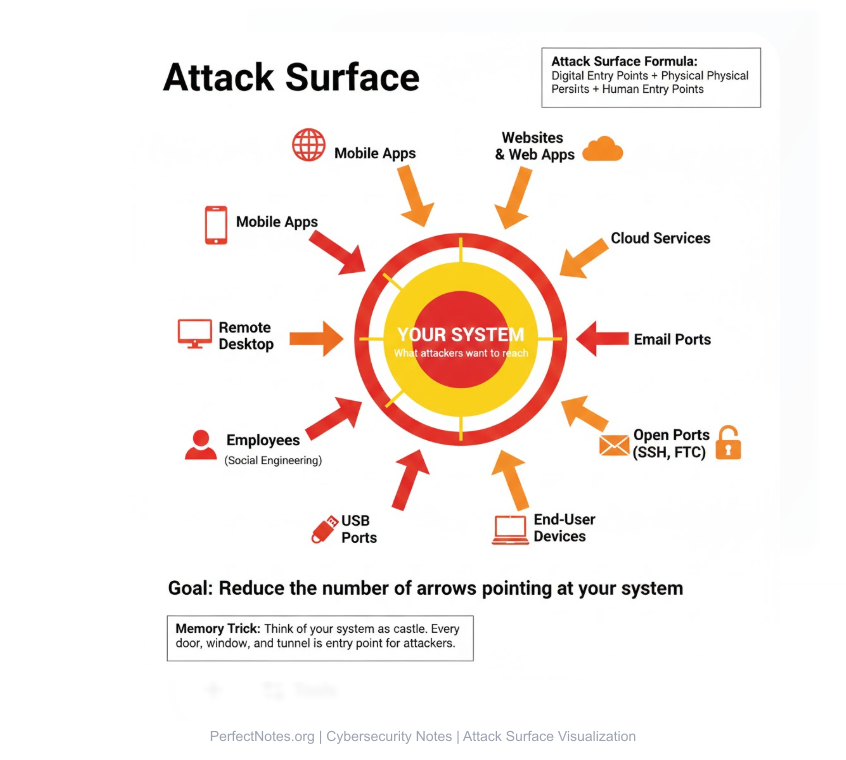 Attack Surface Visualization - Digital, Physical, and Human Surfaces